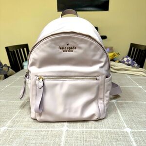 Kate Spade Ice Lilac Backpack Bag 13x10x5 inches